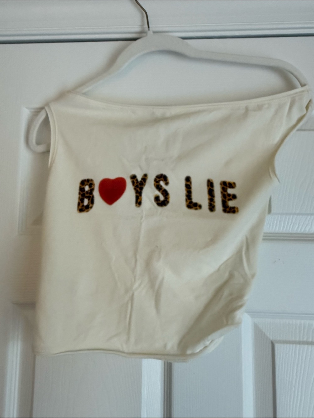 Boys Lie The Caitlyn Coded Twisted Tank